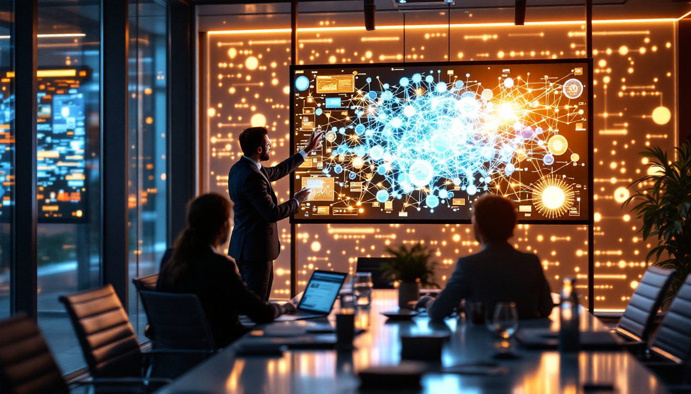 Editorial photograph: Enterprise Context Is the AI Moat Nobody Built: Knowledge Graphs, Taxonomies, and Why Models Aren't Enough